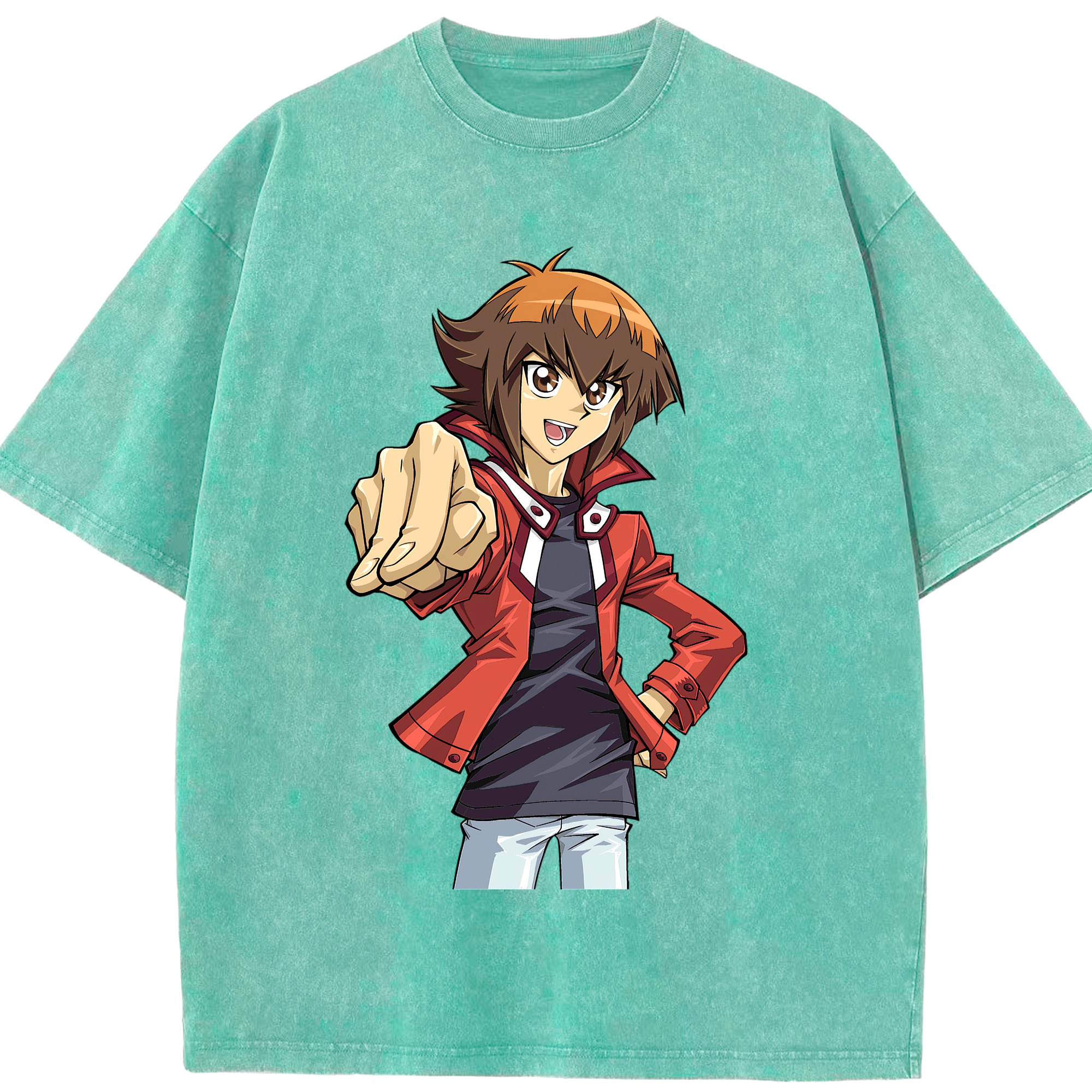 （画像用） 遊☆戯☆王 Yu-Gi-Oh! 綿100% ヴィンテージ風 半袖Tシャツ（フロントプリント）